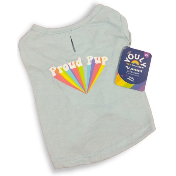 YOULY Dog Shirt Extra Small XS Blue Lightweight Proud Pup - Picture 1 of 5